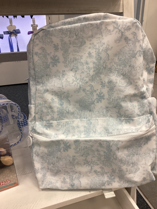 TRVL Bunny Toile Blue Backpacker