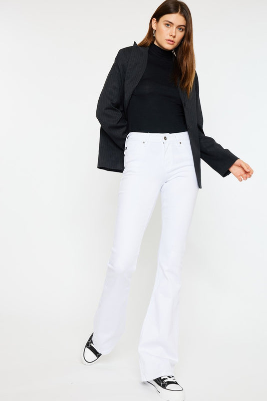 KanCan White Flare Jeans