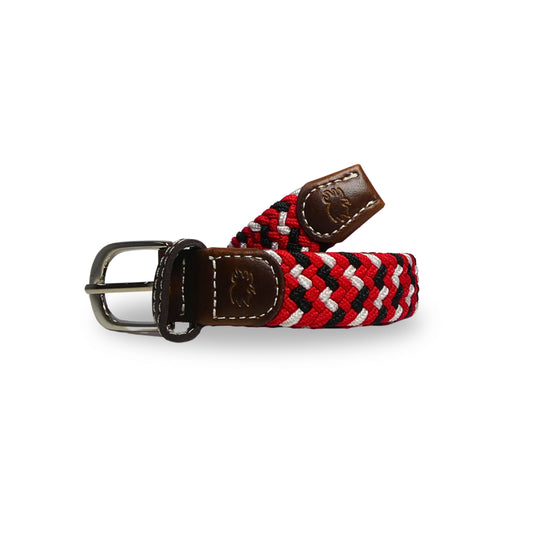 Roostas The Lil' Sea Island Kid's Tri-Color Woven Stretch Belt