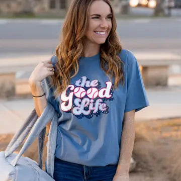 The Good Life Baseball Tee