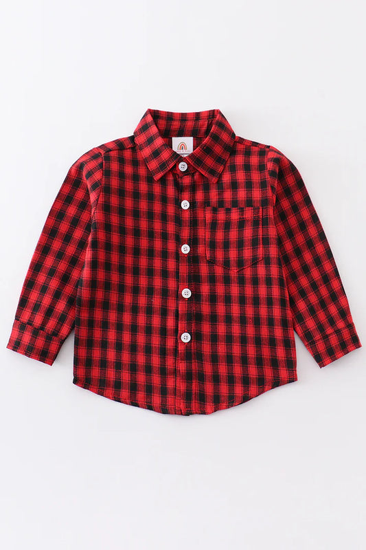 Boys Plaid Shirt