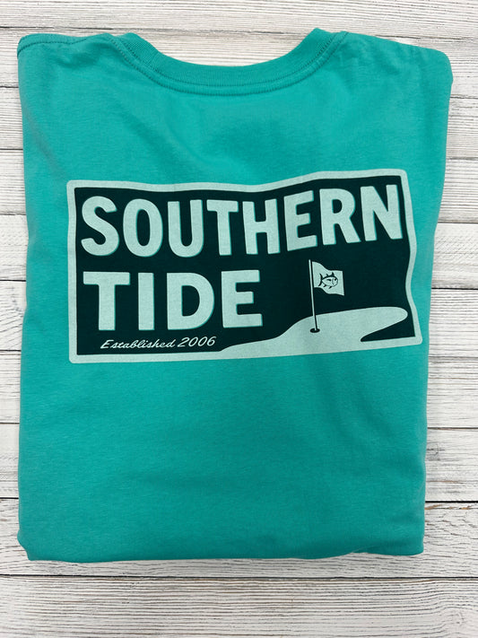 Southern Tide LS Golf Badge Tee