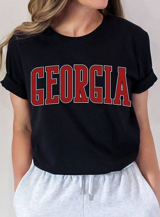 Georgia Ladies Tee Black