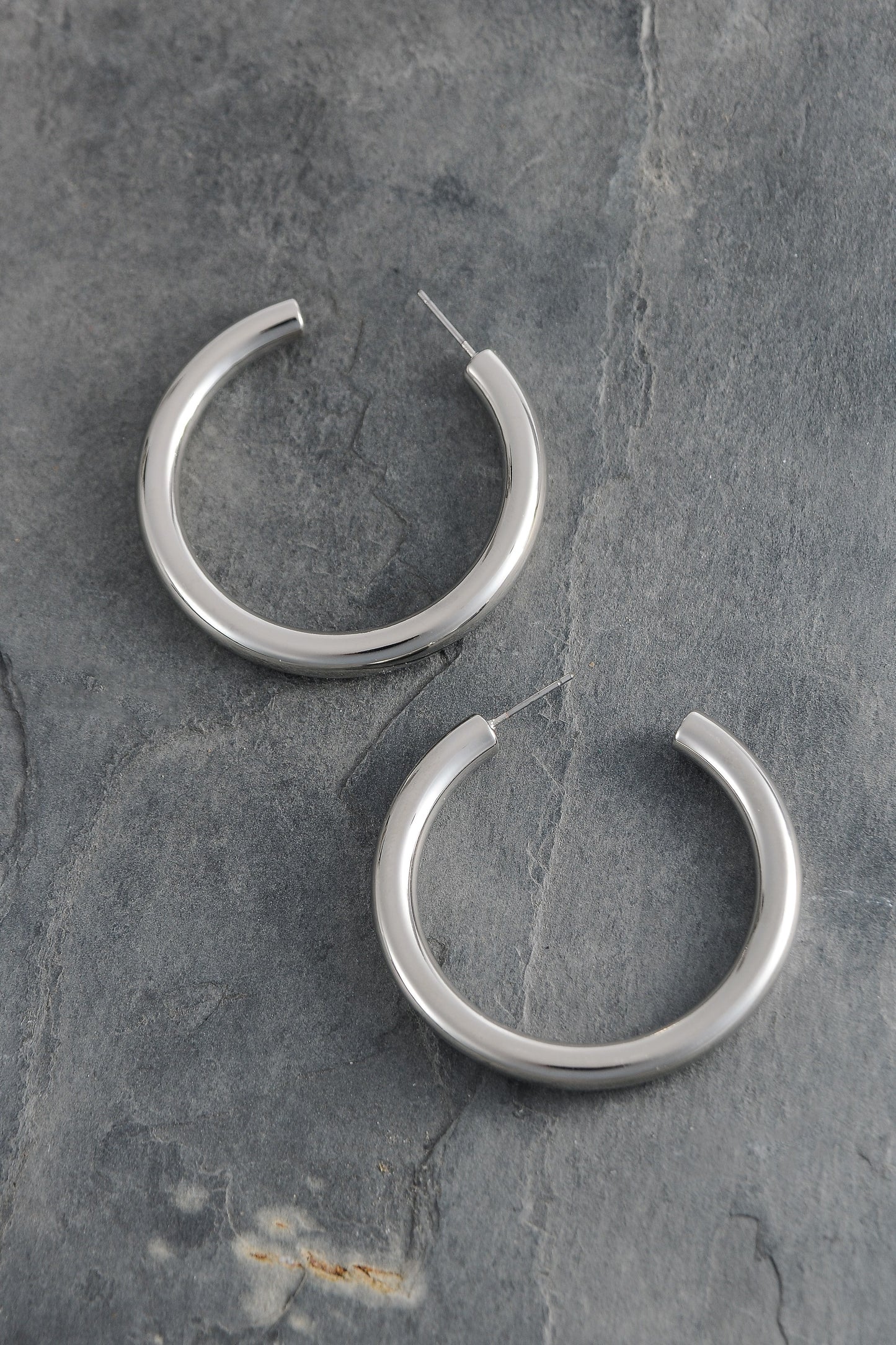 Earrings Silver Hoops