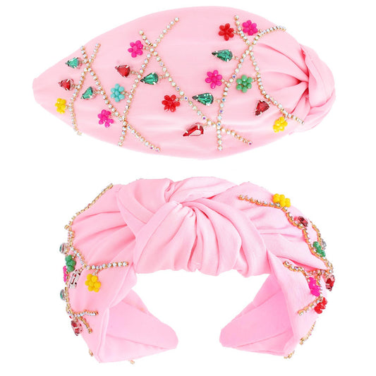 Pink Christmas Headband