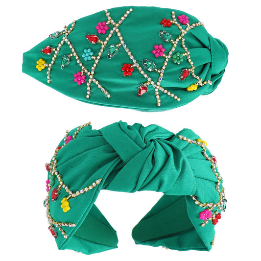 Green Christmas Headband