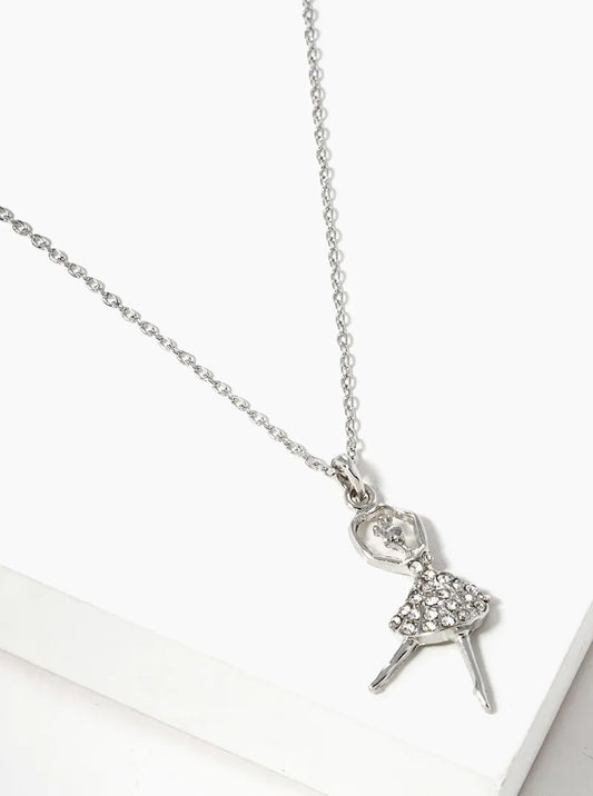 Ballerina Necklace Silver