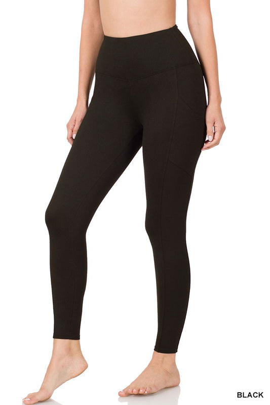 Zenana Black Leggings