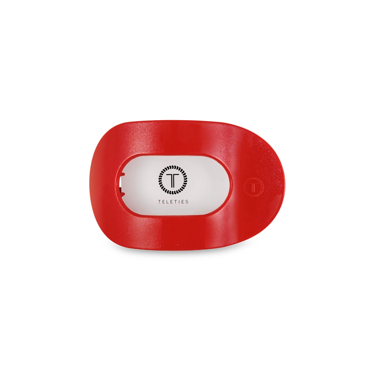 Teletie Rudolph Red Round Flat Hair Clip