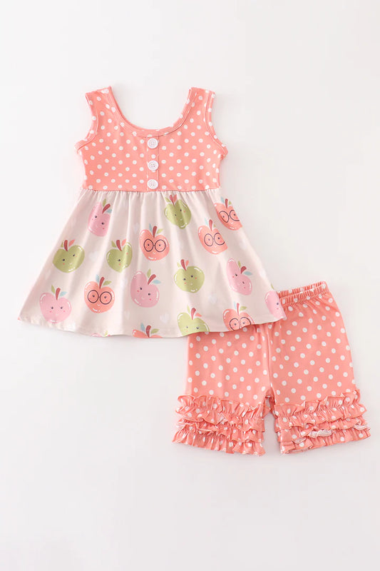 Girl's 2pc Apple outfit