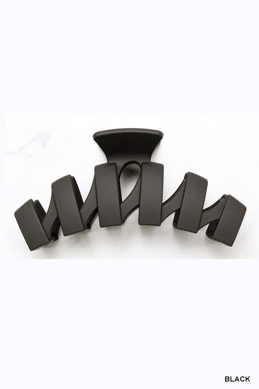 Black Zig Zag Clip