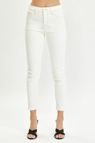 Risen Cream Skinny pants