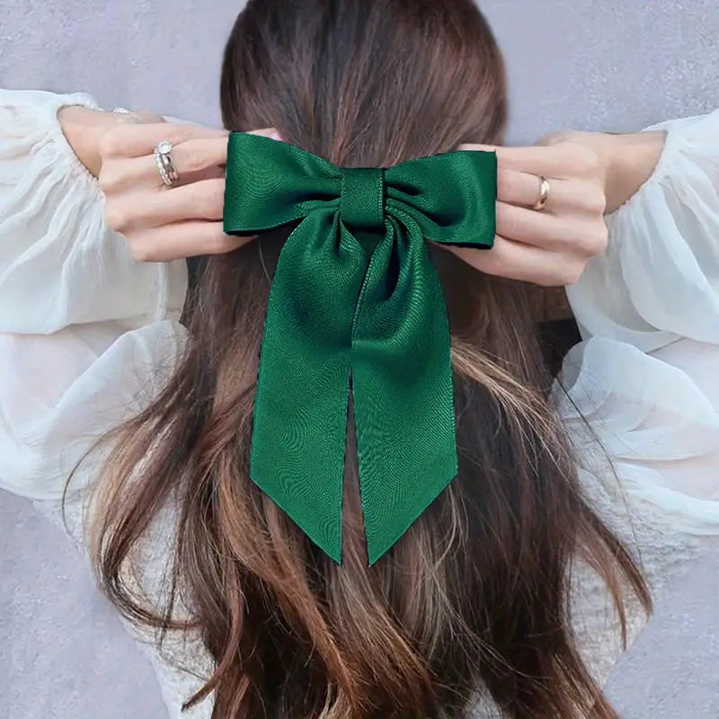 Green Ribbon Bow