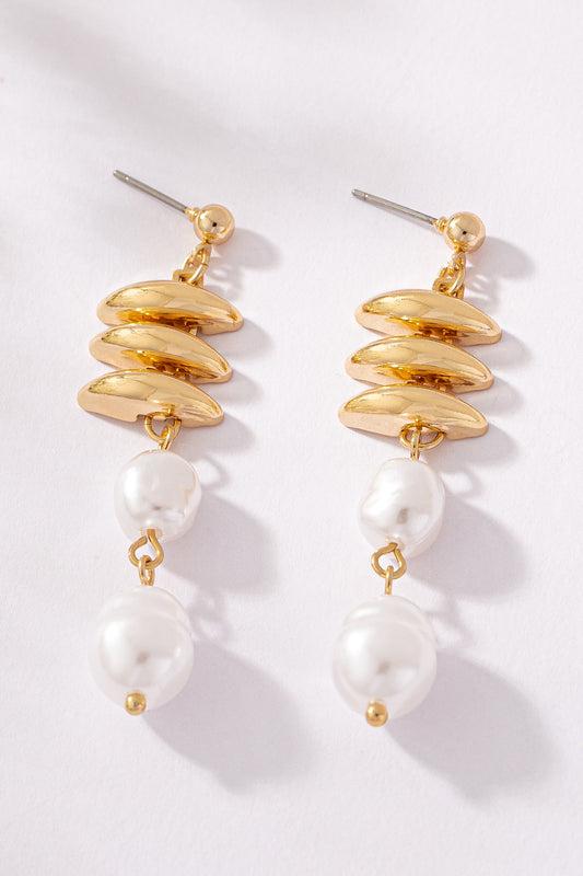 Beads and Pearls Lanier Drop Earrings