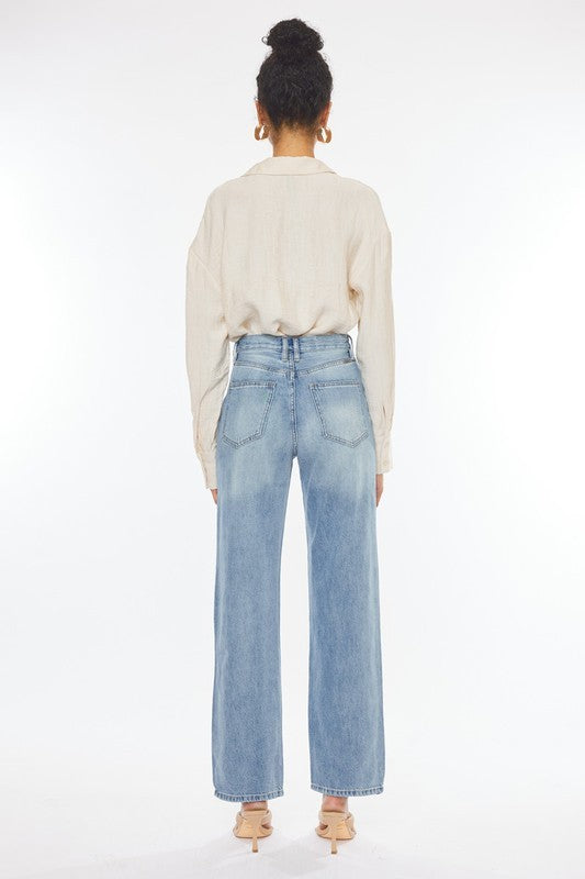 Kan Can 90s Wide Leg Straight Leg Jeans