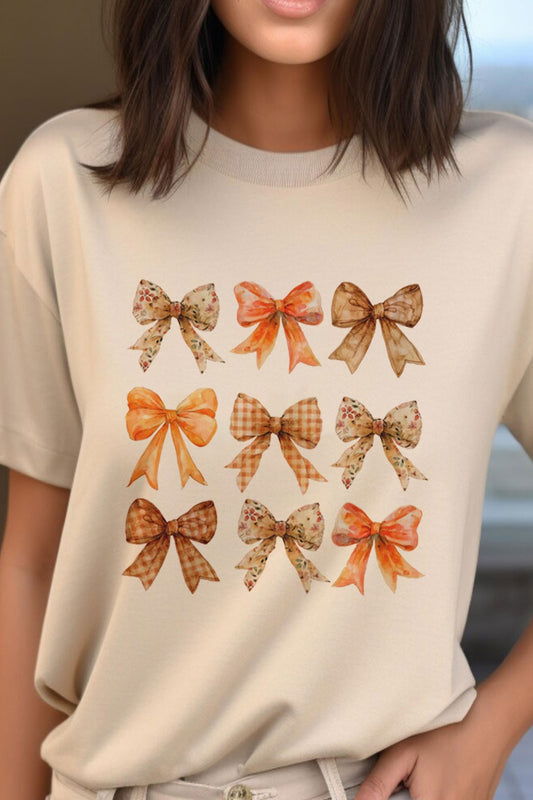 Pumpkin Bow Tee