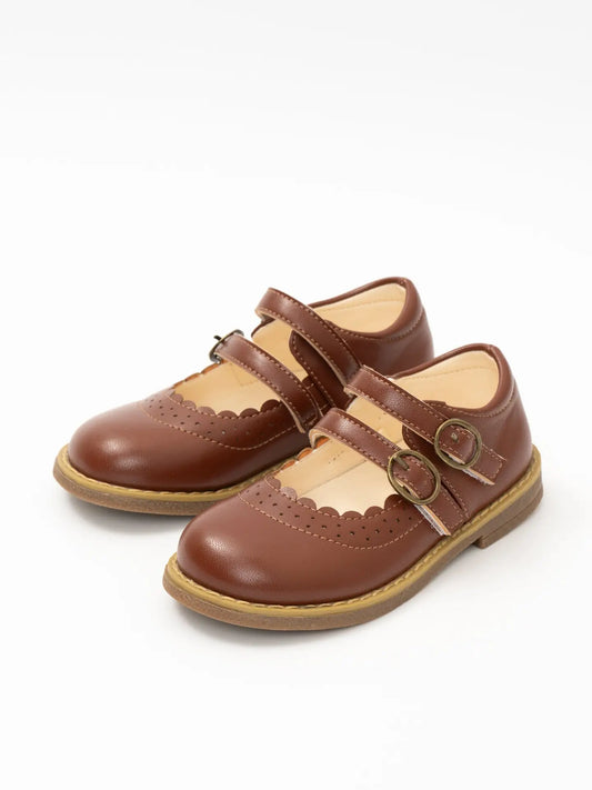 Double Buckle Mary Jane Shoes
