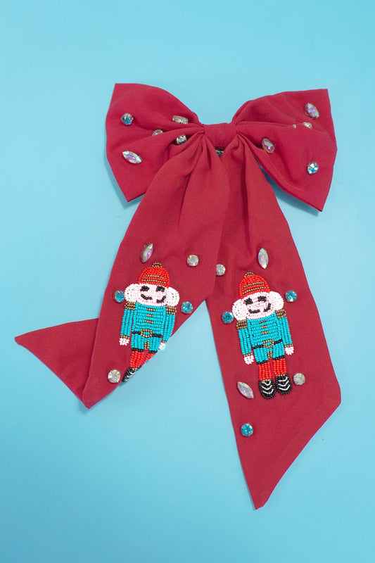 Nutcracker Red Bow