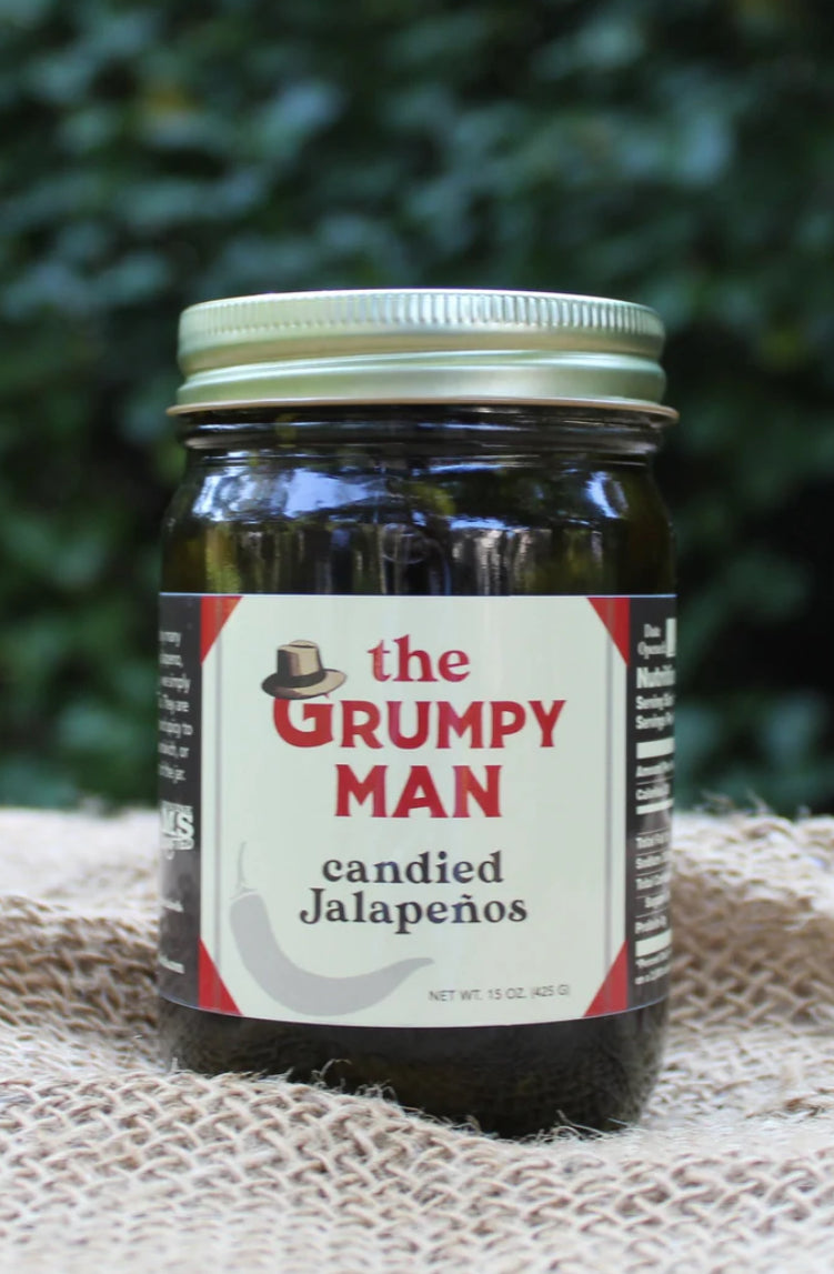 The Grumpy Man Candied Jalapeños – Cardinal Creek Spaniels