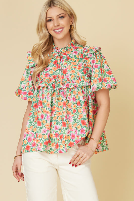 Ditzy Floral Blouse