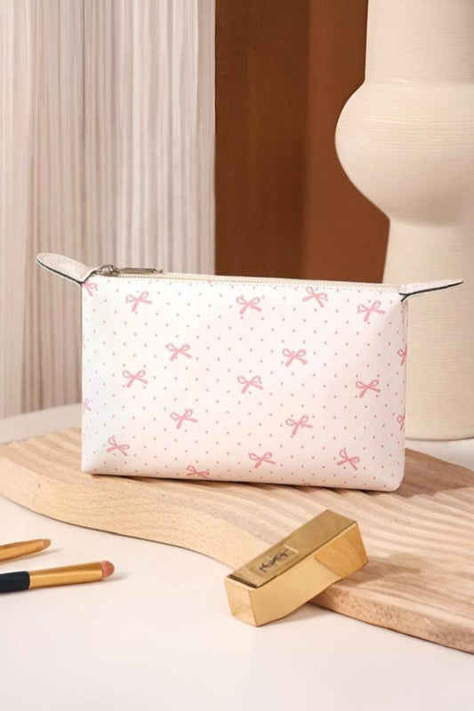 Bow Ribbon Cosmetic Bag