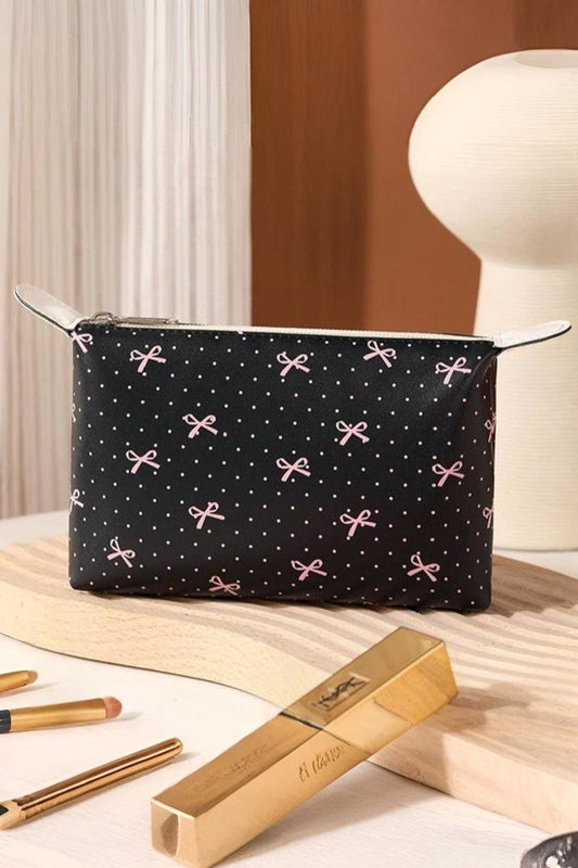 Black Ribbon Boe Cosmetic Bag