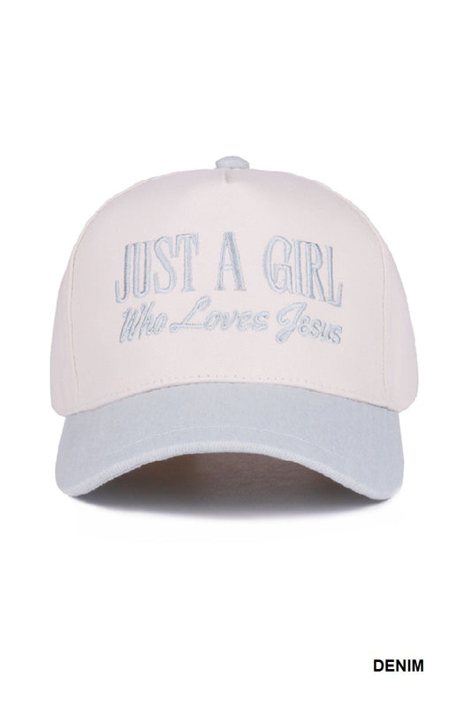 Just a Girl Who Loves Jesus Hat