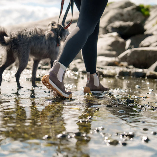 Xtratuf Women's Leather Boot in Fossil Stone