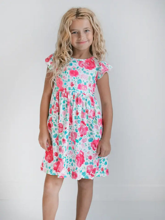Girl's Floral Dress