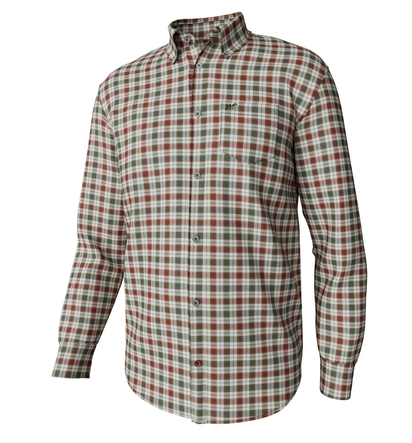 Southern Point Youth Hadley Vintage Long Sleeve Button Down