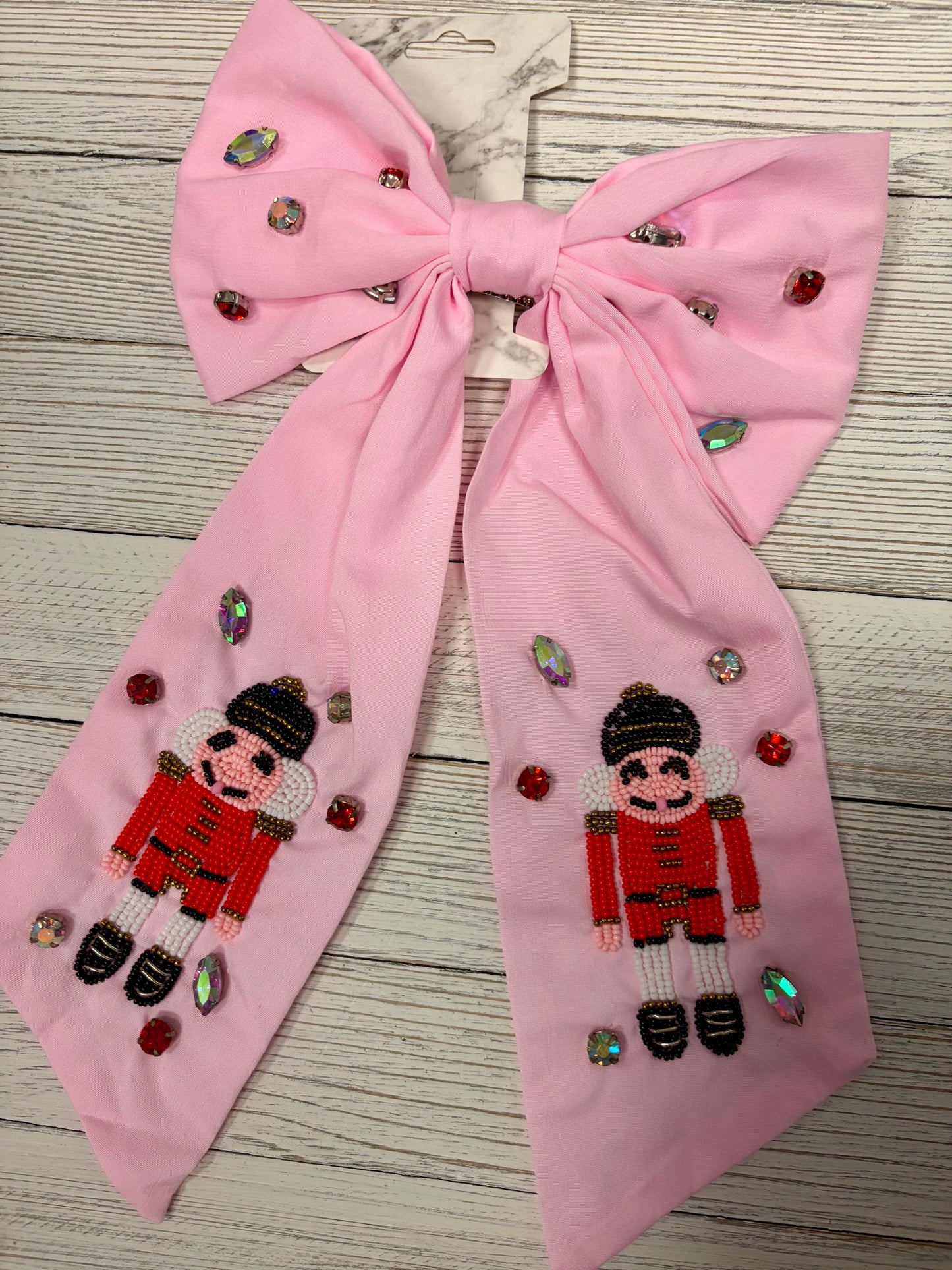 Jane Marie Light Pink Nutcracker Bow