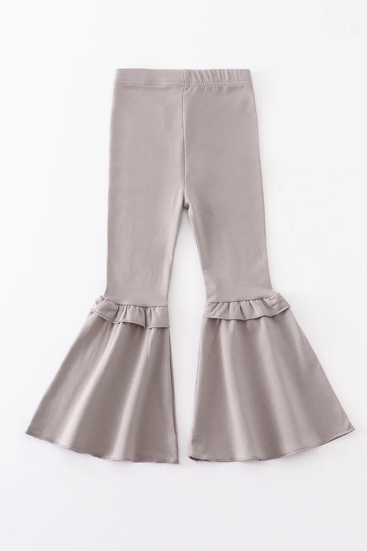 Girl's Beige Bell Pants