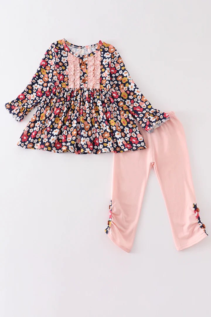 Girl's 2pc Floral Outfit