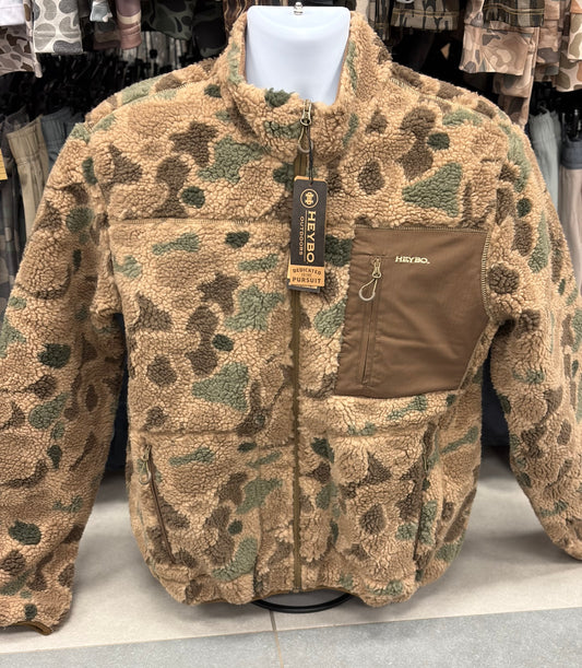 Heybo Flyer Sherpa Jacket Traditions Camo