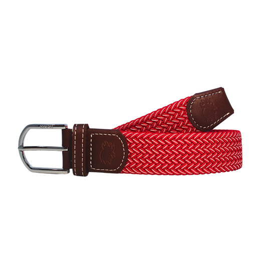 Roostas The Crimson Woven Elastic Stretch Belt
