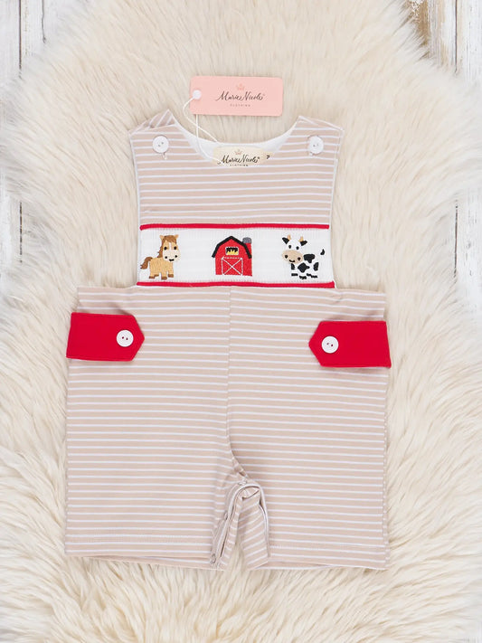Barnyard Fun Embroidered Johnny