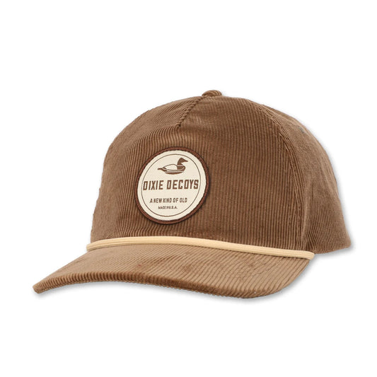 Dixie Decoy Corduroy Rope Hat Brown