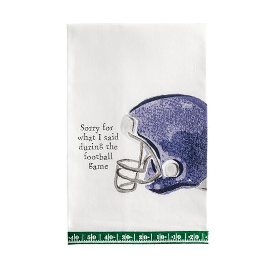 Sorry for what I said during the Football Game Towel by Mudpie