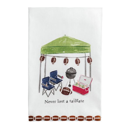 Never Lost a Tailgate Towel by Mudpie