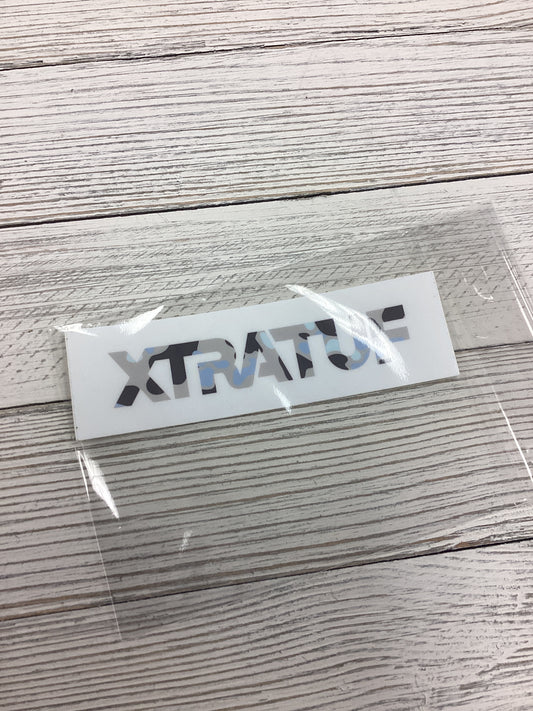 Xtratuf Blue and Grey Camo Sticker