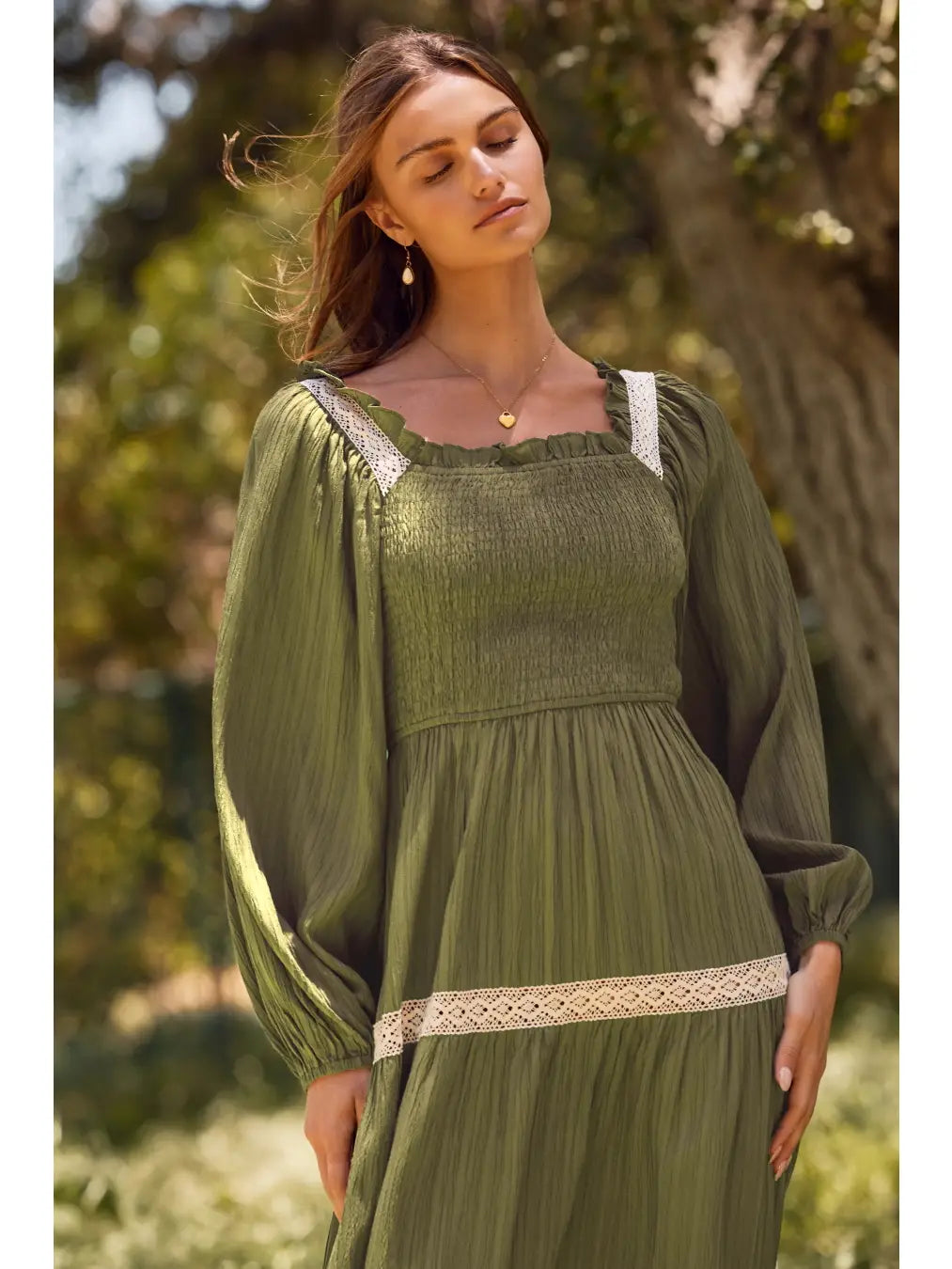 Olive Smocked Dress by Oddi