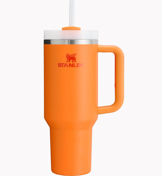 Stanley Quencher H2.0 FlowState Tumbler 40oz Goldenrod Coral