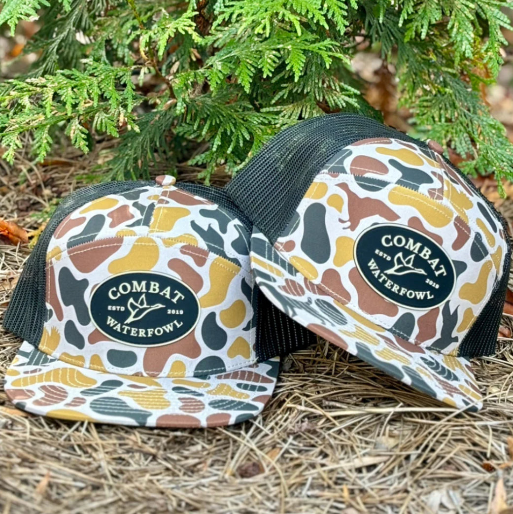 Combat Waterfowl 7 Panel Hat Zabul Camo