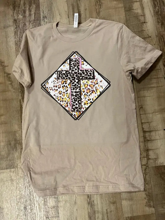 Cross in Triangle Tee for Women