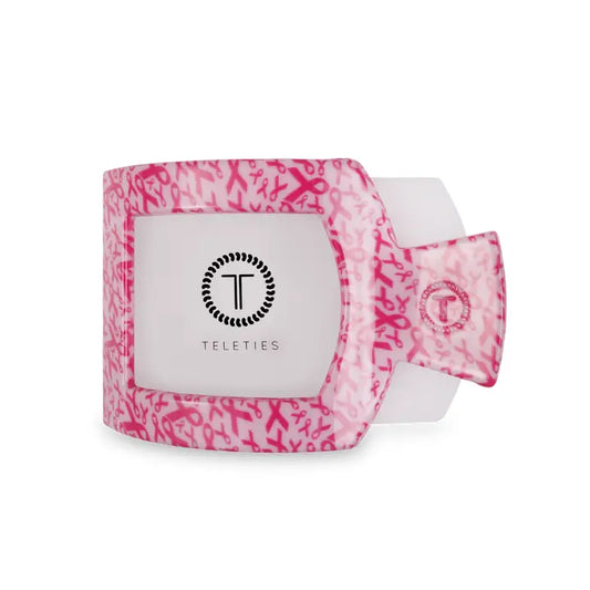 Teletie Wrapped In Ribbons Square Flat Hair Clip