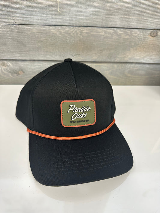 Prairie Oaks Black Ranger Rope Hat