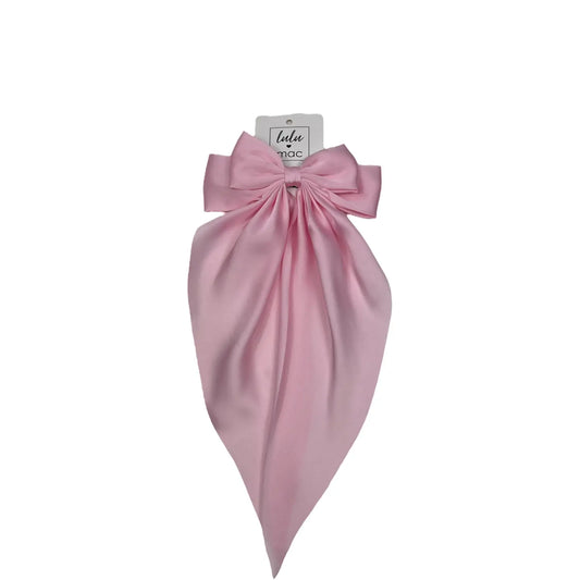 Lulu Mac Pink Satin Bow