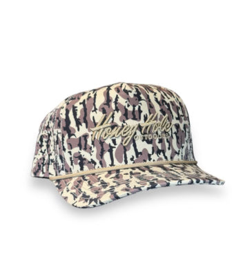 Honey Hole Performance Rope Hat Duck Blind Camo