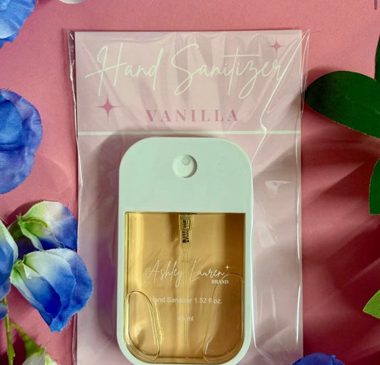 Ashley Lauren Vanilla Spray Hand Sanitizer