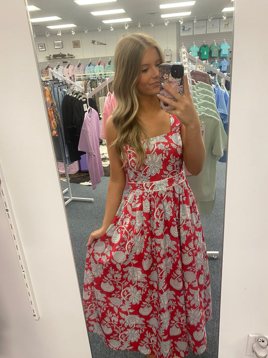 Entro Red Stella Dress